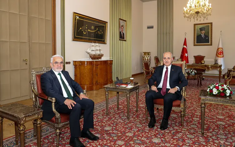 Serokê Meclisê (TBMM) Numan Kurtulmuş heyeta HÜDA PARê qebûl kir