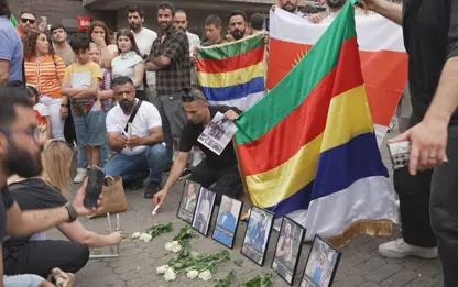 Almanya | Kürt ve Suriyeli protestocular arasında arbede!