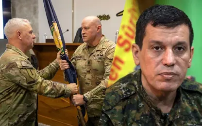 Li ser guherîna fermandarên Hêzên Koalîsyonê, Mazlum Ebdî spasî û serkeftinê xwest