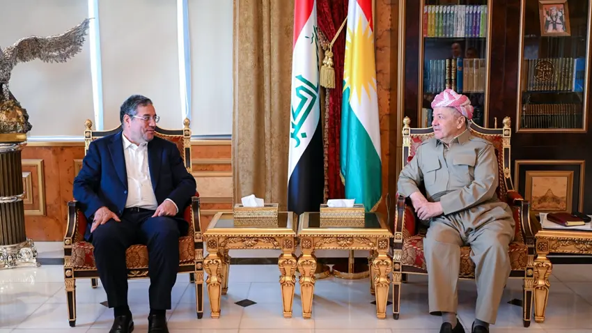Serok Barzanî pêşwazî li şandeke Azerbaycana Rojava ya Îranê kir