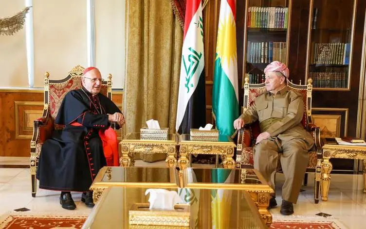 Serokê Dêra Kildaniyên Iraq û Cîhanê spasiya Serok Barzanî kir