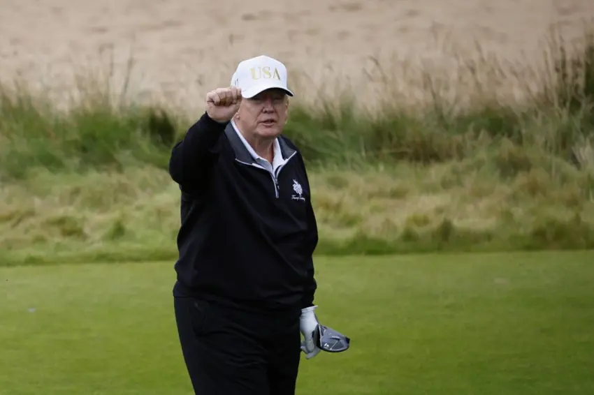 Trump: Rawestandina şeran ji lîstina golfê girîngtir e