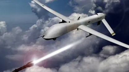 Li Germiyanê droneke tevî du moşekên pê ve kete xwar