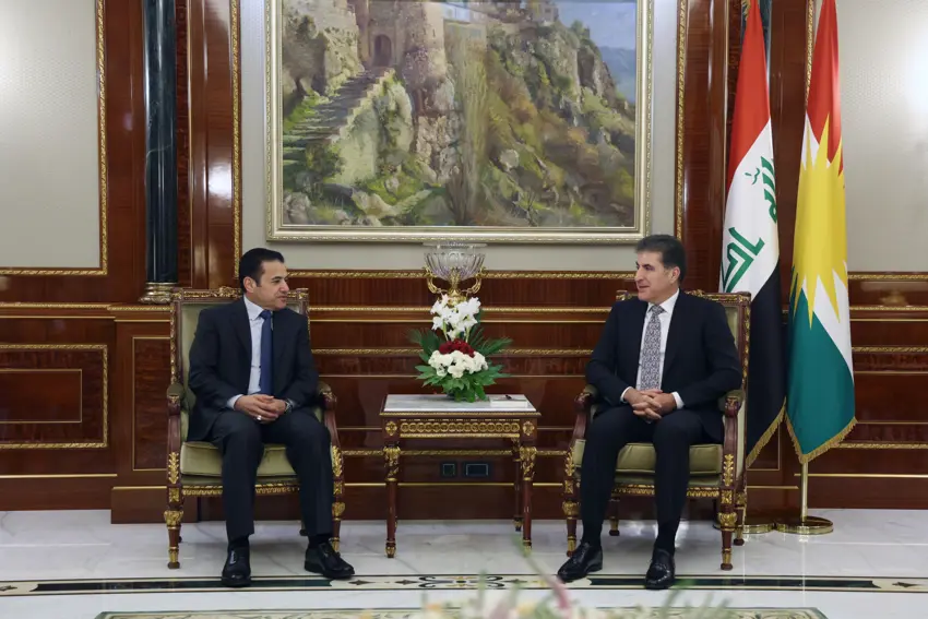 Nêçîrvan Barzanî li gel Şêwirmendê Asayişa asayişa Iraqê civiya