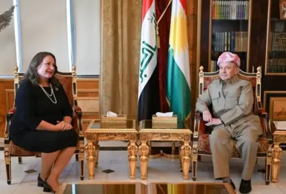 Serok Barzanî pêşwaziya balyozên nû û berê yên Amerîkî kir