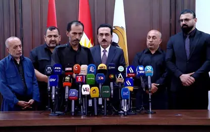 Parêzgarê Hewlêrê bi malbatên Ereb ên kuştiyên benzînxaneyê re civiya