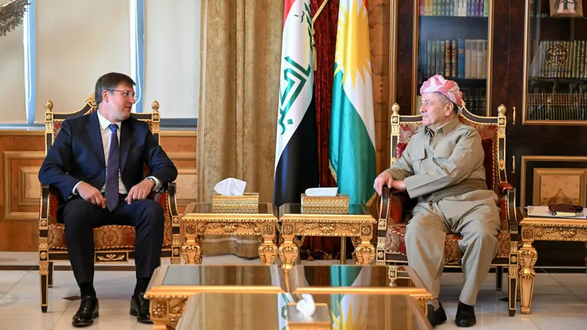 Başkan Mesud Barzani Rus Başkonsolosu kabul etti