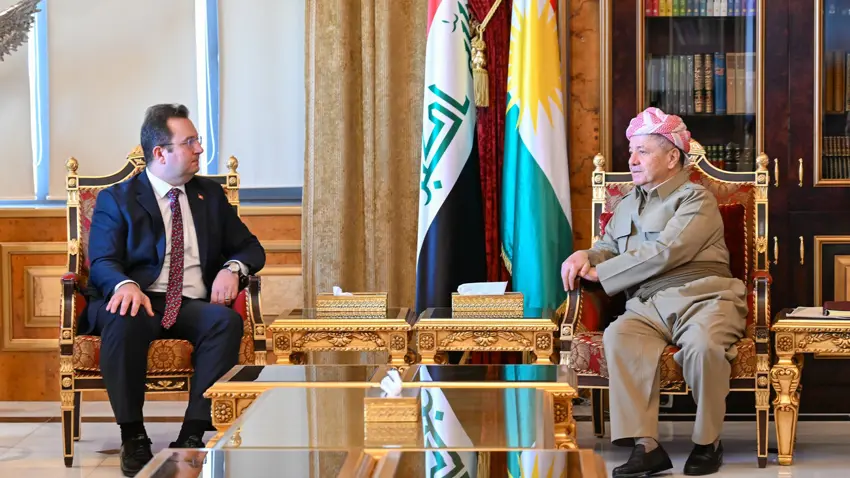 Mesud Barzani, Türkiye’nin Erbil Başkonsolosunu kabul etti