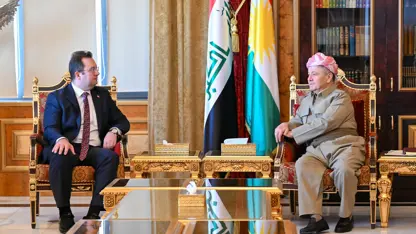 Mesud Barzani, Türkiye’nin Erbil Başkonsolosunu kabul etti