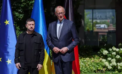 Zelenskiy li Berlînê beşdarî civîna Trump û serokên Ewropî bû