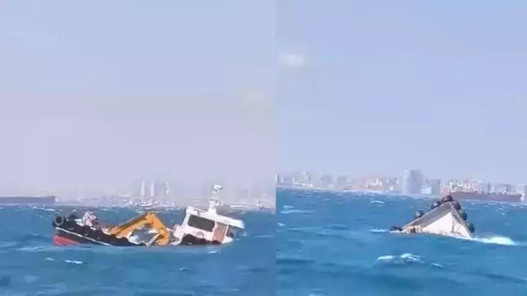 Li Îstenbolê firtûna ku çêbû keştiyekî noqav kir