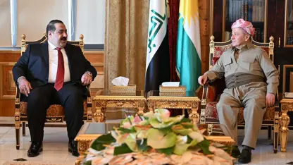 Mesud Barzani ve Musenna Samarrayi Irak'taki siyasi süreci görüştü