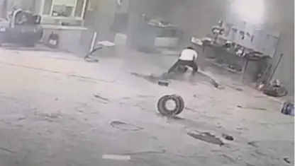 Li Îdirê karkerekî ji ber teqîna lastîkê kamyonekê can da