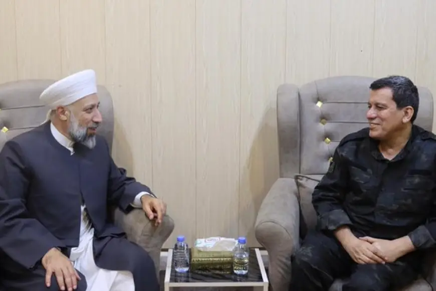 Şeyh Murşid Xeznewi, DSG Komutanı Mazlum Abdi ile görüştü