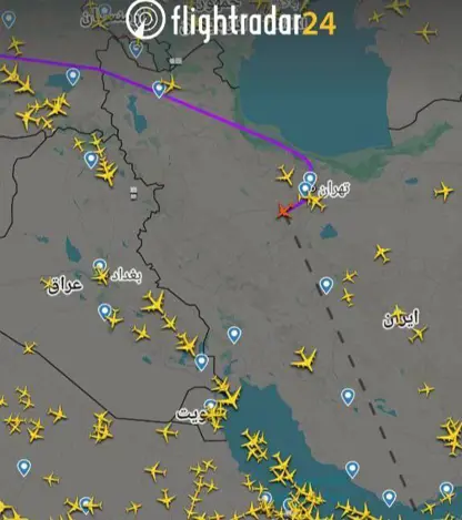 باری نائاسایی لە تاران و زۆربەی شارەکانی ئێران | هەڵوەشاندنەوەی گەشتەکان و داخرانی ئاسمانی پایتەخت