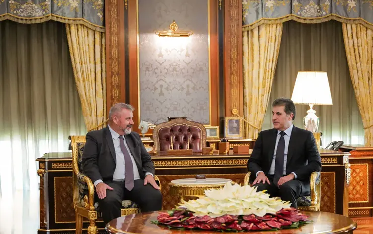 Neçirvan Barzani, görevi sona eren AB Büyükelçisi ile görüştü