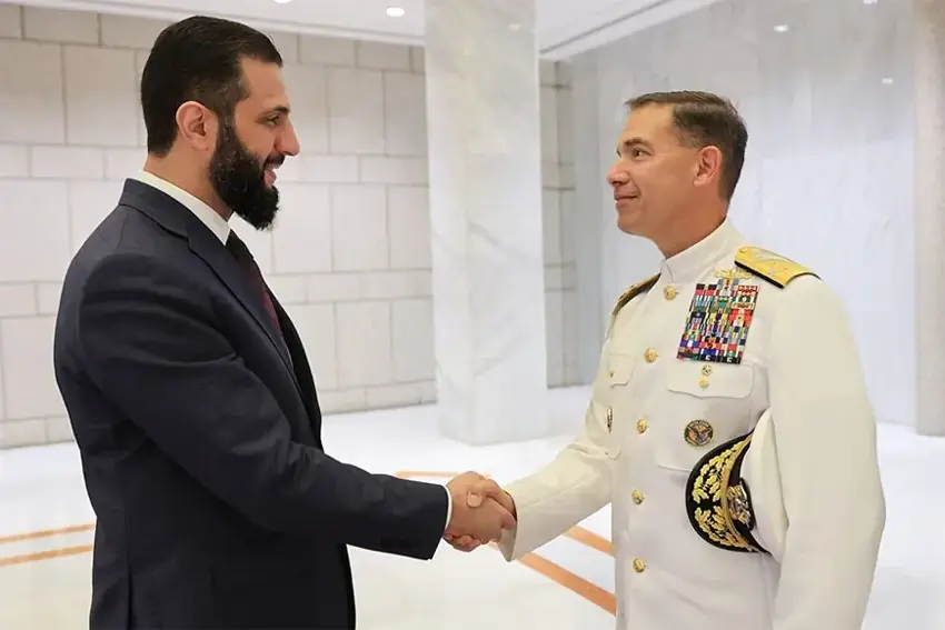 Ahmed Şara ABD Merkez Kuvvetler Komutanı ile görüştü