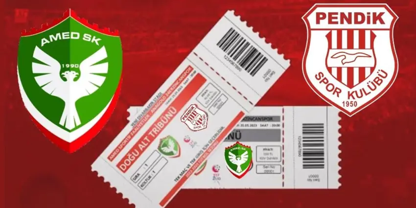 Amedspor, Pendikspor'u ağırlıyor: Maça yoğun ilgi bekleniyor