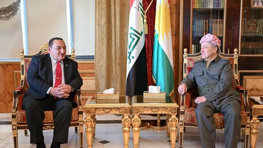 Mesud Barzani ABD’den gelen Süryani heyetle görüştü
