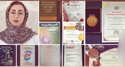 ژنێکی کورد سەر بە پارێزگای سنە مەدالیای زێڕی فێستیڤاڵی نێودەوڵەتی Silicon Valley-ی ئەمریکای بەدەست هێنا