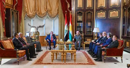 Mesud Barzani, Hasm ve Ninova koalisyonlarıyla Irak seçimlerini görüştü