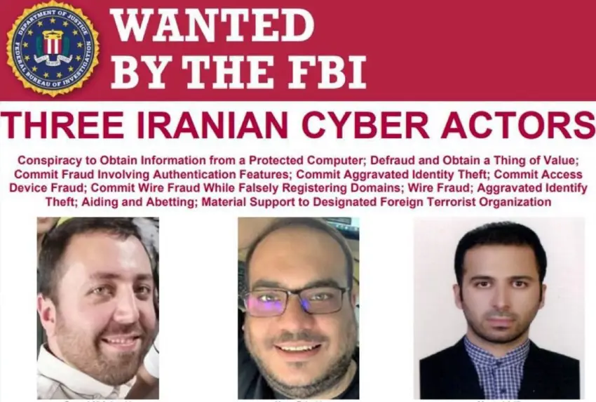 خەڵاتی ١٠ ملیۆن دۆلاری ئەمریكا بۆ زانیاری لەسەر سێ هاکەری سایبێری سەر سوپای پاسداران