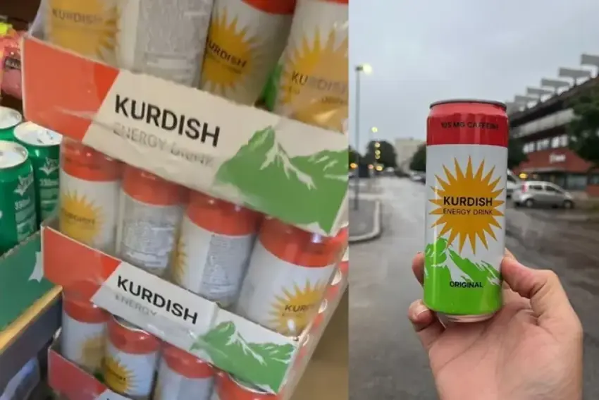 Kürdistan Bayraklı Enerji İçeceği üretildi: Kurdish Energy Drink 