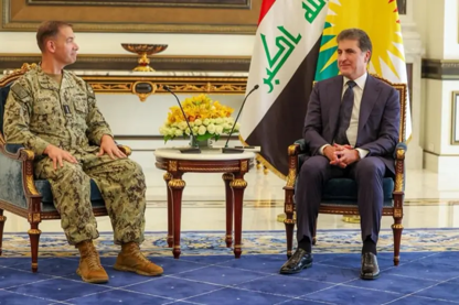 Neçirvan Barzani ve ABD komutanı, terörle mücadele iş birliğini yeniledi
