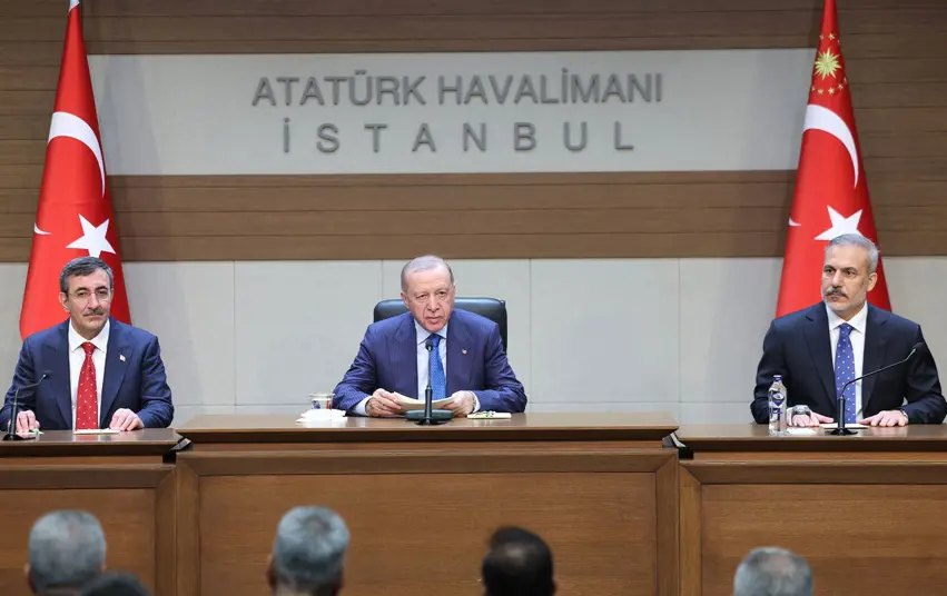 ABD ziyareti öncesi Erdoğan’dan Gazze ve Suriye açıklaması 
