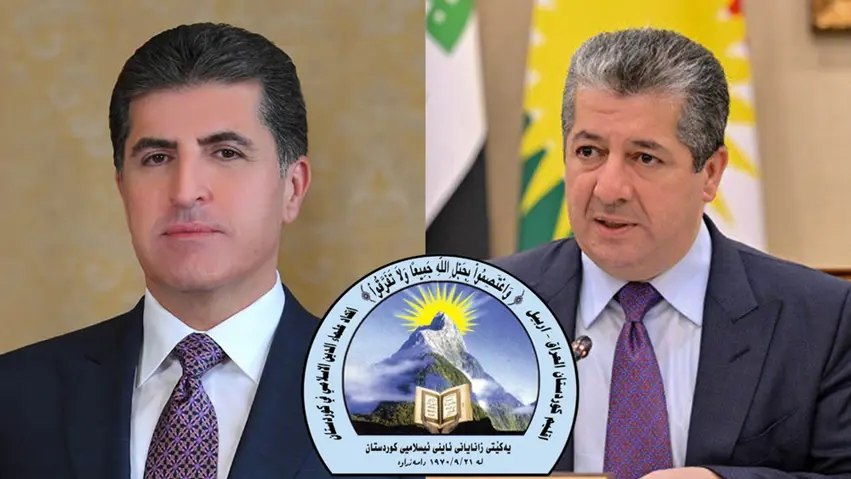 Nêçîrvan Barzanî û Mesrûr Barzanî Yekîtiya Zanayên Kurdistanê pîroz kirin