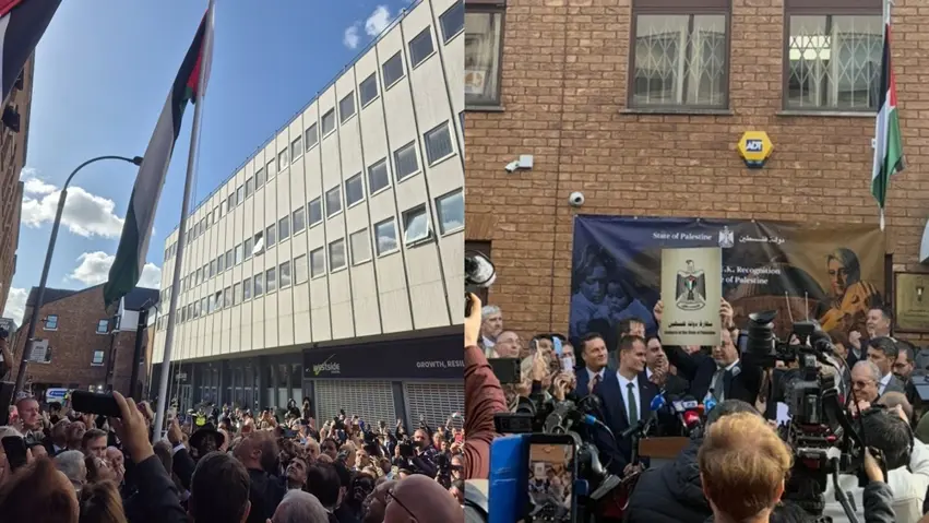 Li Londonê Balyozxaneya Filîstînê hate vekirin