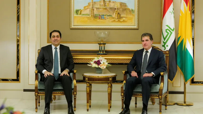Nêçîrvan Barzanî bi Mendelawî re pêwendiyên Hewlêr-Bexdayê gotûbêj kir