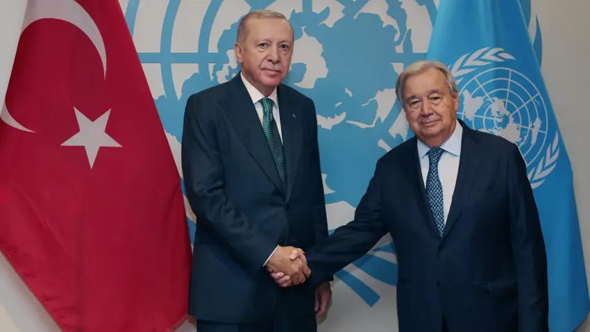 Erdoğan, Guterres ile görüştü