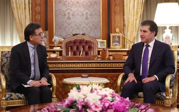 Neçirvan Barzani, Japonya'nın Irak Büyükelçisi Endo’yu kabul etti