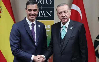Erdoğan, Sanchez ile görüştü 
