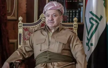 Mesud Barzani'den Ali Sistani'ye taziye mesajı
