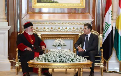 Neçirvan Barzani, Asuri Doğu Kilisesi Patriği ile görüştü