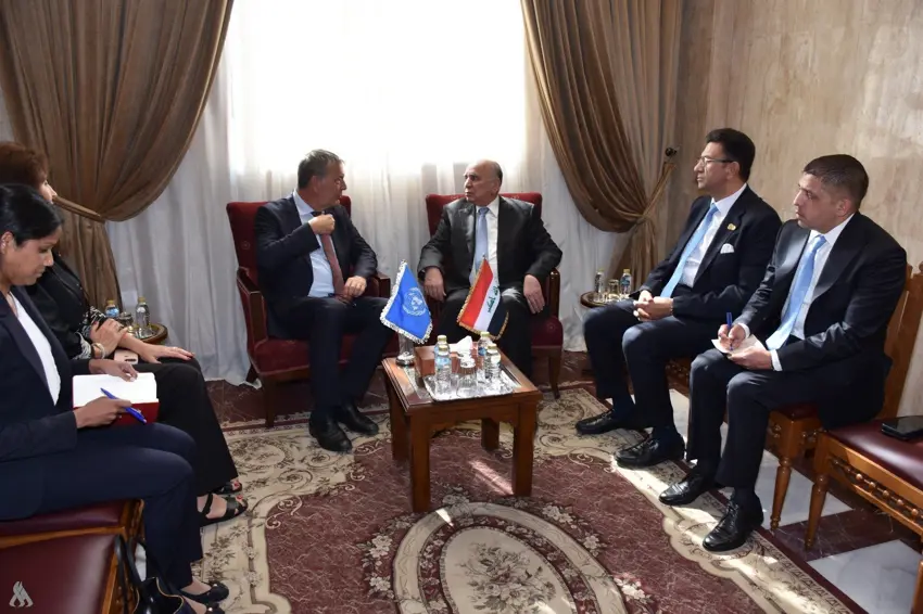 Fuad Hüseyin, UNRWA Genel Komiseri ile bir araya geldi