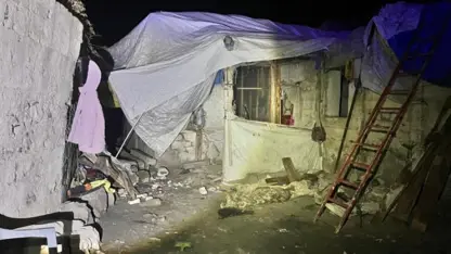 Erzirom | Ji ber hilweşîna banê xanî 2 zarokan can da 
