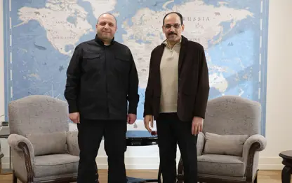 İbrahim Kalın, Ukraynalı üst düzey isimle bir araya geldi