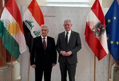 وەزیرانی ناوخۆی کوردستان و نەمسا بۆ پەرەپێدانی پەیوەندییەکان کۆبوونەوە