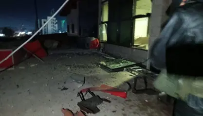 دوو تەقینەوە قامیشلۆ دەهەژێنن بەهۆی بۆردومانی فڕۆکەیەکی بێفڕۆکەوانی تورکیاوە