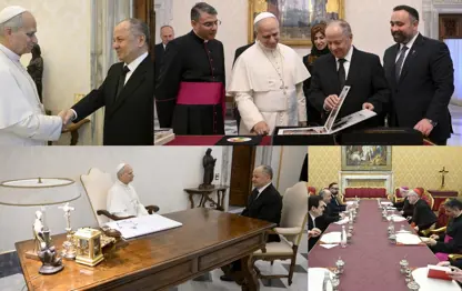 Başkan Mesud Barzani, Vatikan’da Papa XIV. Leo ile görüştü