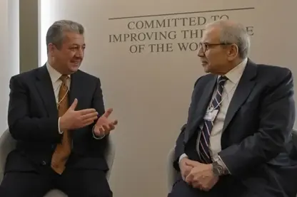 Mesrûr Barzanî û Serokwezîrê Lubnanê li Davosê civiyan: Mafên Kurdên Rojavayê Kurdistanê di rojevê de ne