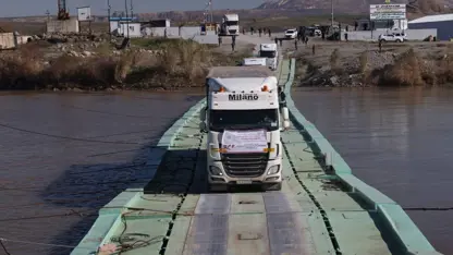 BCF, Rojava'ya 102 kamyon yardım ulaştırdı