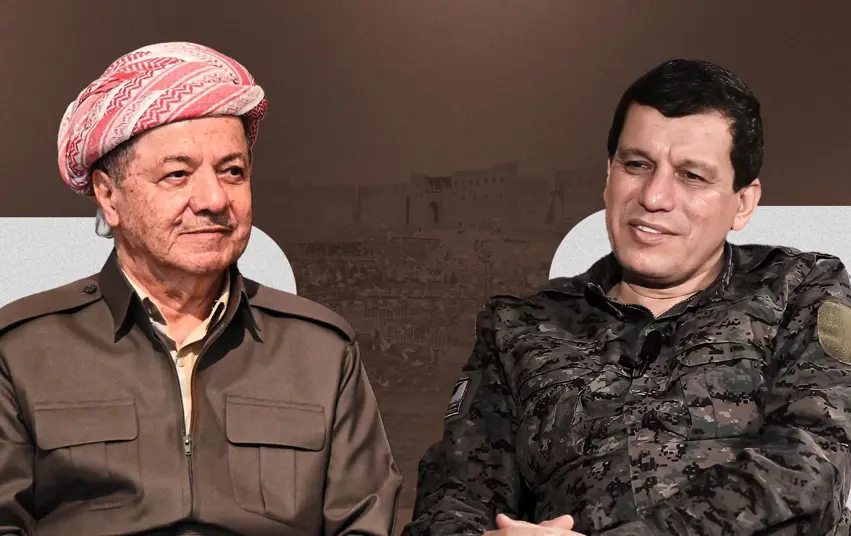 Başkan Mesud Barzani ve Mazlum Abdi arasında önemli görüşme