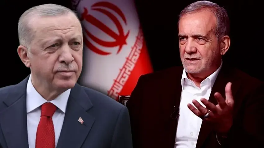 Erdoğan, İran Cumhurbaşkanı Pezeşkiyan ile görüştü