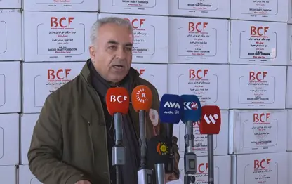 سەرۆکی دەزگای خێرخوازیی بارزانی: هەوڵەکانمان بۆ گەیاندنی هاوکاری بۆ کۆبانێ بەردەوامن