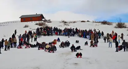 Li bajarê 0rduyê festîwala berfê ya Zozanê Arganê çêbû