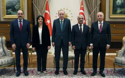 DEM Parti İmralı Heyeti, Tayyip Erdoğan ile bir araya geldi